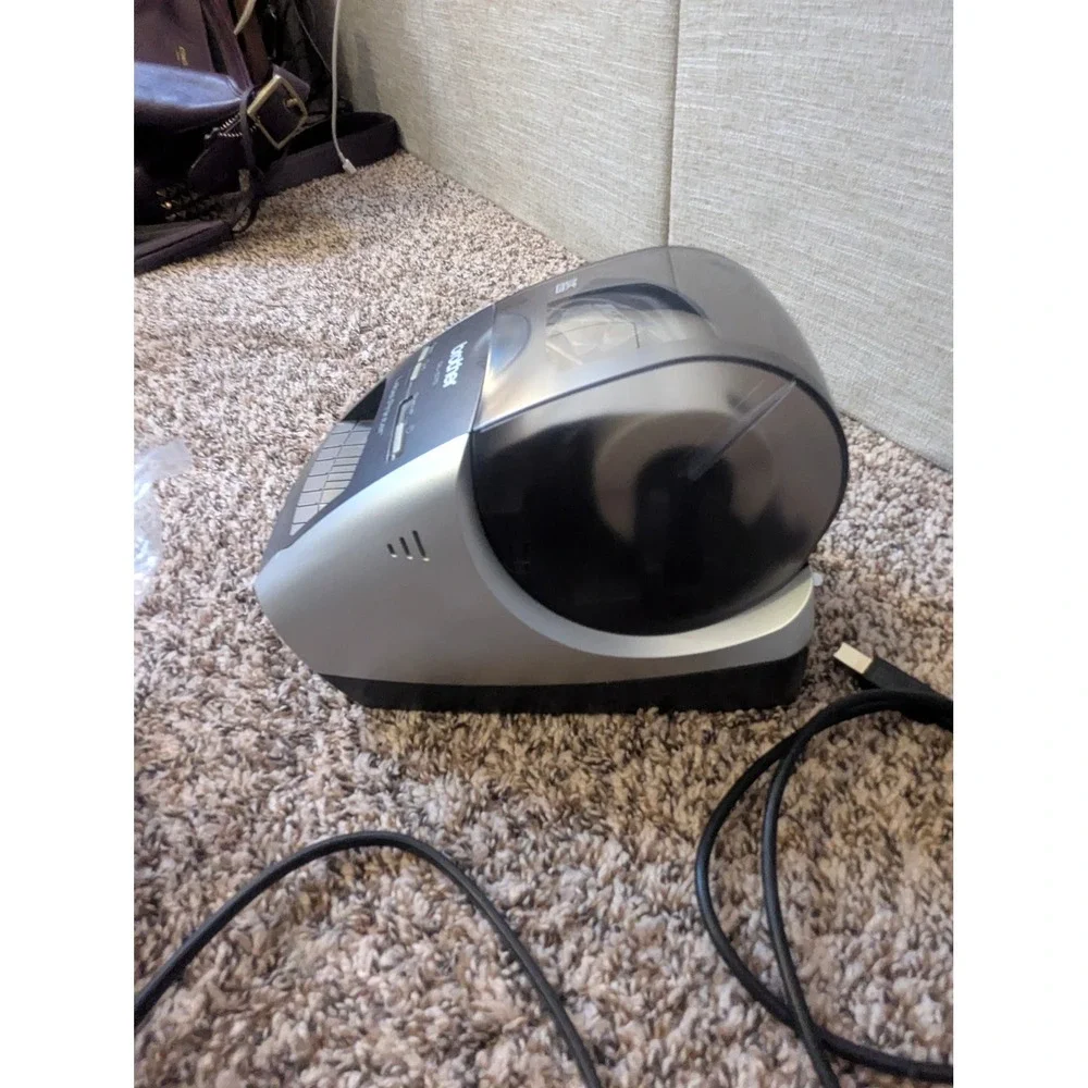 Brother QL-570 Professional Label Printer High Speed Thermal Desktop SilverBlack